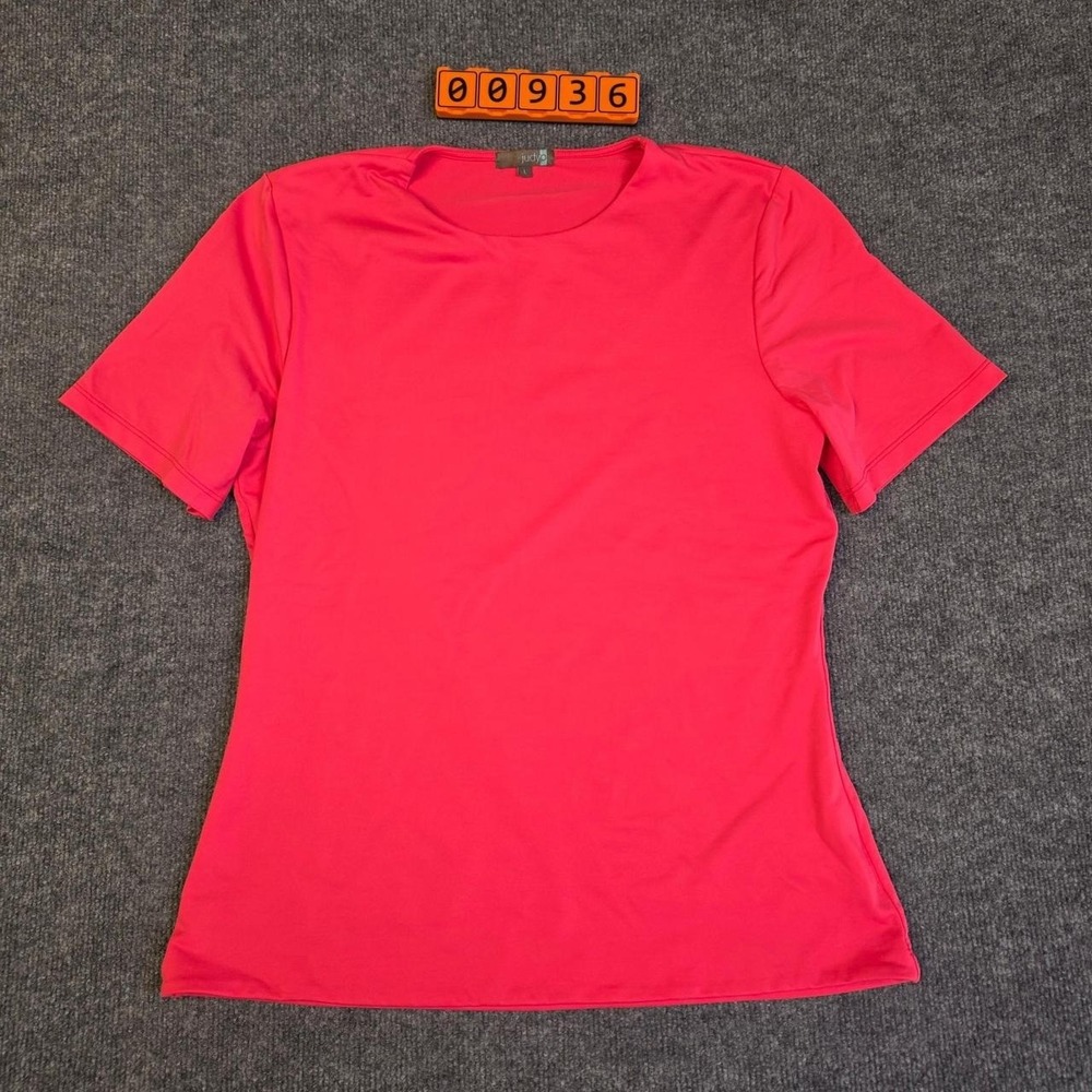 Judyp Women's Pink Athletic T-Shirt Size L
